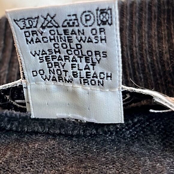 Allora Men's Dark Brown Long Sleeve Rayon Blend Pullover Sweater Size 2XL - runs - Picture 7 of 8